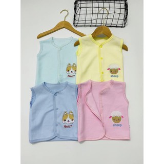 Áo gile cotton cho bé sơ sinh