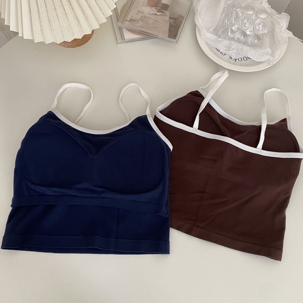 Áo Lót Ống In Họa Tiết Chống Chói Phong Cách Hàn Quốc Dành Cho Nữ