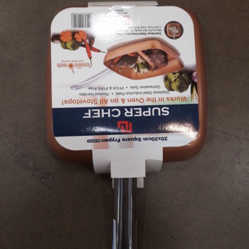 Chảo vuông super chef size 20cm