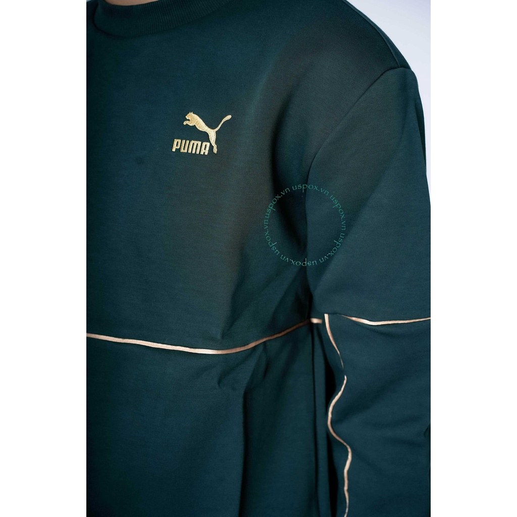 Bộ thể thao nỉ Puma Green 2022