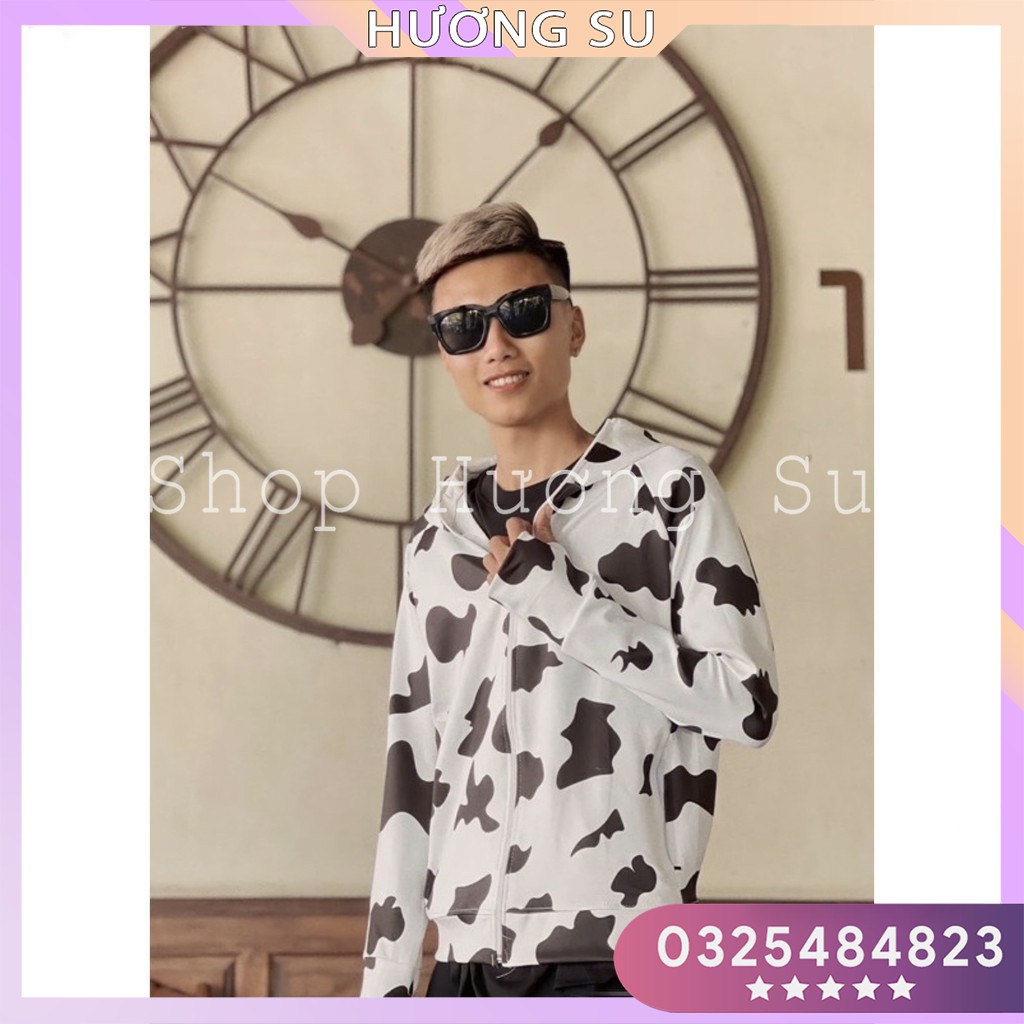 Áo chống nắng Nam Nữ bò sữa Form rộng Hương Su (PVN1934)