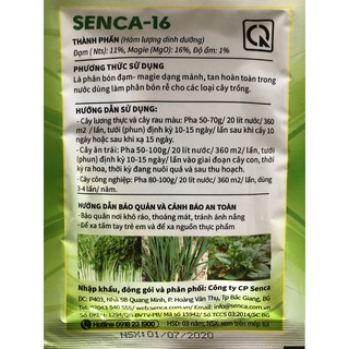 SENCA-16. PHÂN BÓN MAGIE NITRAT