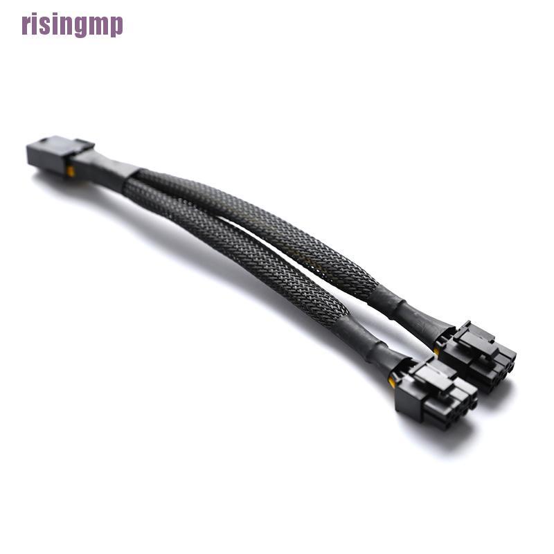 Bộ chuyển đổi nguồn điện GPU PCIe 8 Pin Female sang Dual 2X 8 Pin (6+2) Male PCI