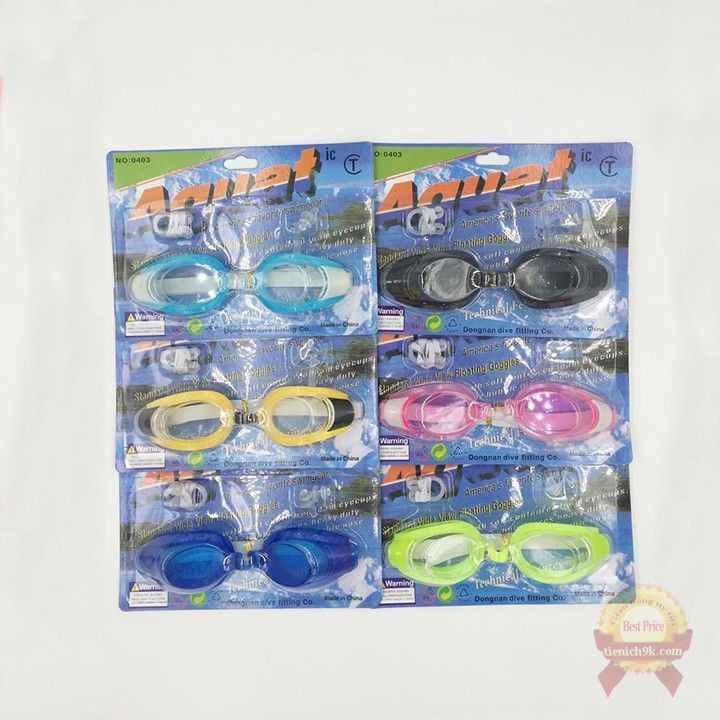 Kính bơi lội cho người lớn trẻ em Goggles Freesize – Tặng bịt tai và kẹp mũi lặn chống nước