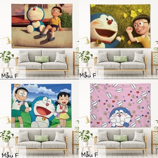 tv19 tranh vải treo tường doraemon / doremon 2m x 1.5m 2