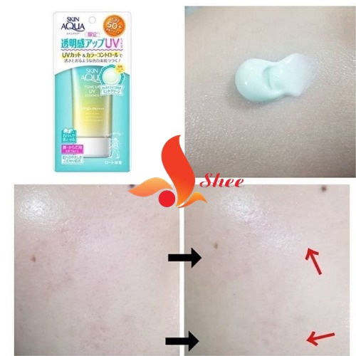 (Bản giới hạn) kem chống nắng Skin Aqua Tone Up UV Mint green