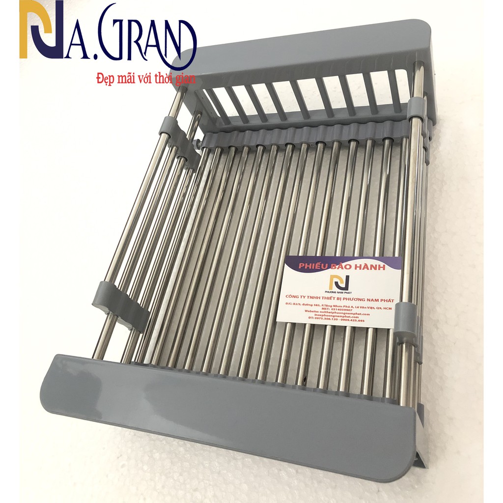 { SALE221 } {GIÁ SỐC} Rổ Rút Đa Năng Đựng Trái Cây Thực Phẩm 100% INOX HÀNG ĐÁNH BÓNG ĐẸP KÉO DÀI LẮP VỪA CÁC CHẬU ( Hàn