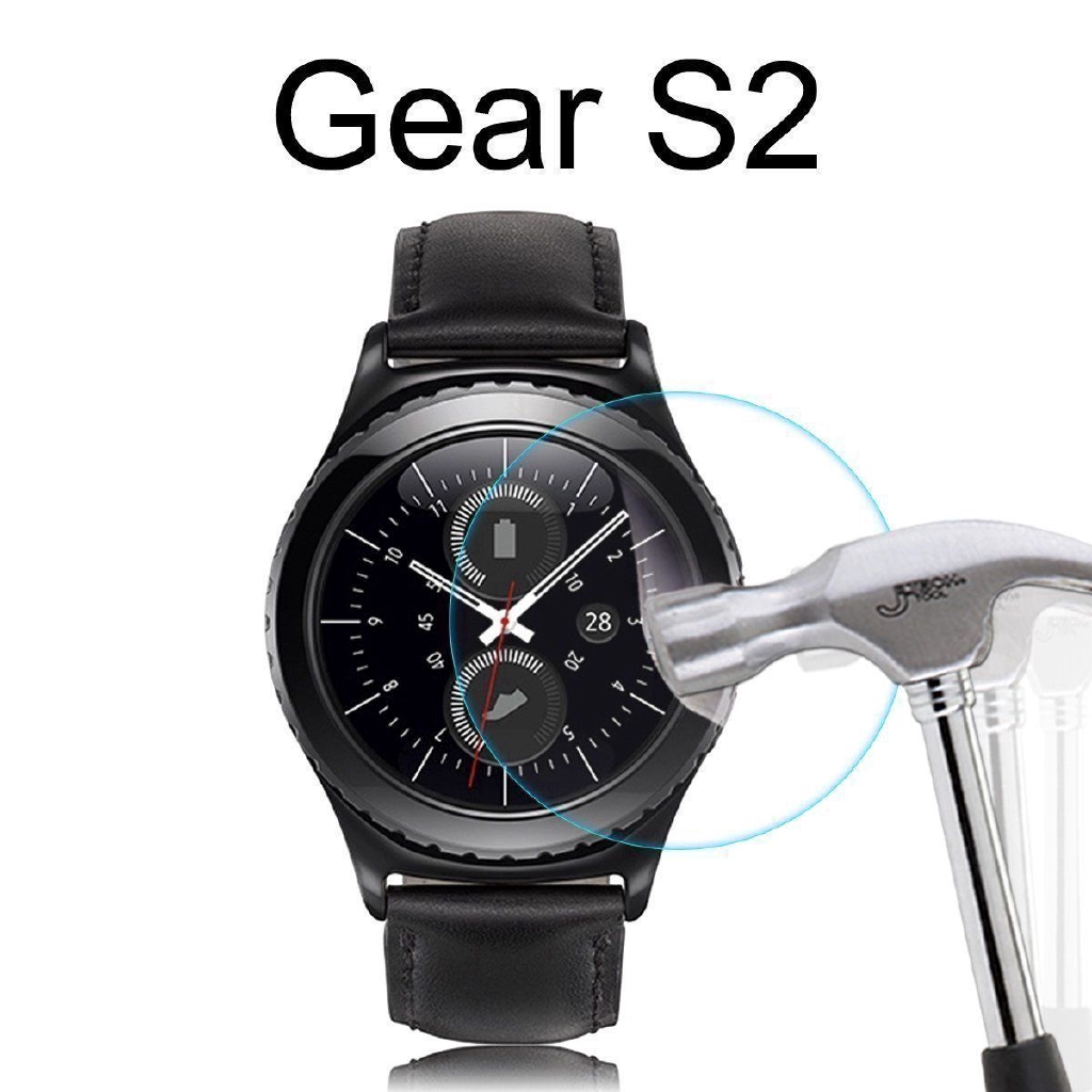 Set 2 Kính Cường Lực Cao Cấp Cho Samsung Gear S2 Classic / S3 S3 Frontier / Gear Sport