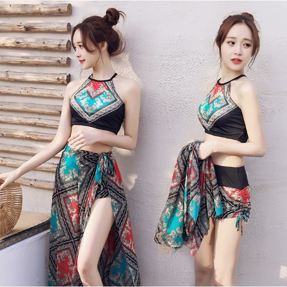 CÓ SẴN BIKINI đồ bơi nữ 3 mảnh thổ cẩm | BigBuy360 - bigbuy360.vn