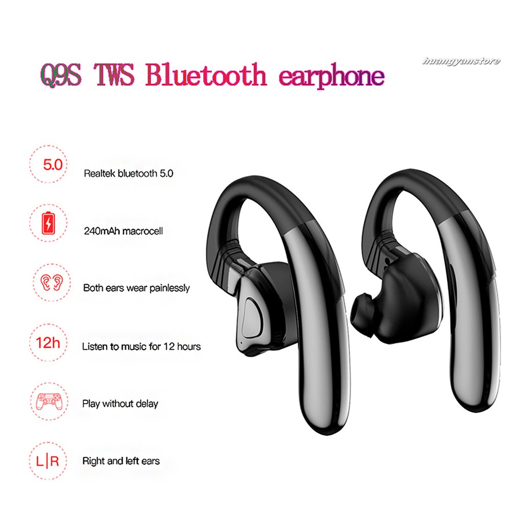 Tai Nghe Nhét Tai Q9s Kết Nối Bluetooth 5.0 Chống Nước Với Chức Năng Giọng Nói