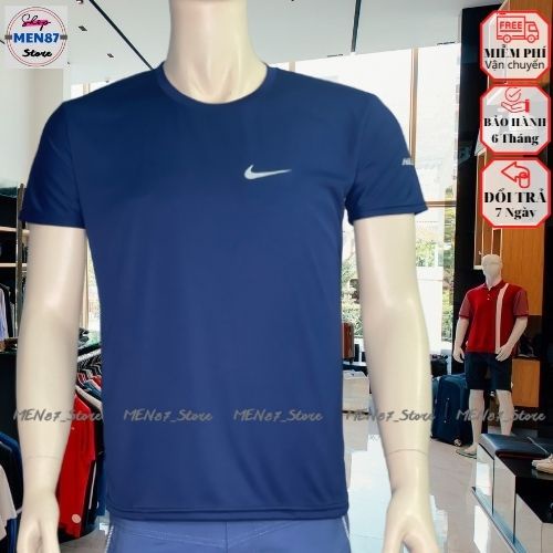 Áo Thể Thao Nam Cộc Tay NK Áo thun lạnh cổ tròn, phong cách, mạnh mẽ và năng động - MEN87_Store