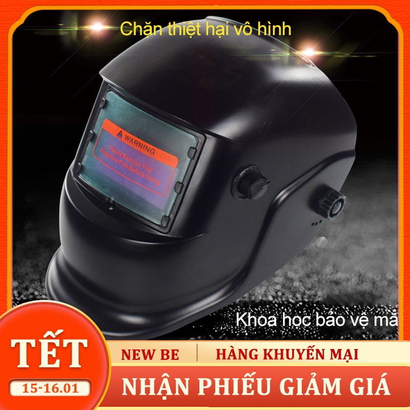 Mặt nạ hàn điện tử bằng nhựa độ cảm biến cao - Kính hàn điện tử tự động tối khi hàn-TK107