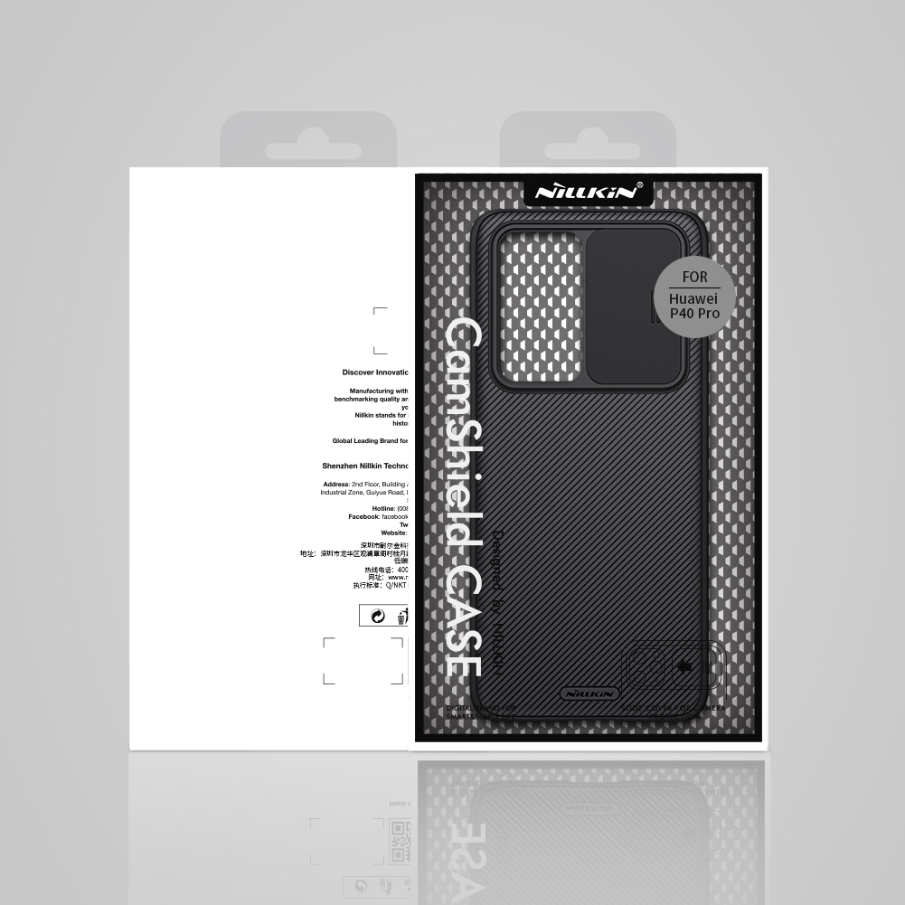 Ốp điện thoại NILLKIN cứng có thanh trượt phía sau cho Huawei P40 Pro