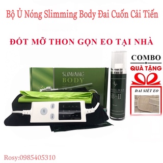 BỘ TINH DẦU Ủ NÓNG KÈM ĐAI CUỐN ĐIỆN GIÚP ĐÁNH TAN MỠ THỪA.
