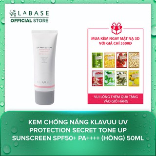 Kem chống nắng Klavuu UV Protection Secret Tone Up Sunscreen SPF50+ PA++++ (Hồng) 50ml