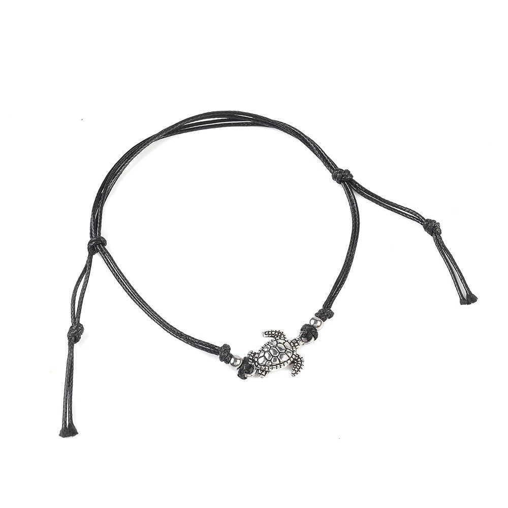 Vòng đeo chân phối phụ kiện trang trí hình rùa biển đầy độc đáo | BigBuy360 - bigbuy360.vn