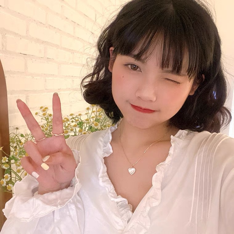 Dây Chuyền Mặt Hình Trái Tim Thời Trang Cho Nữ