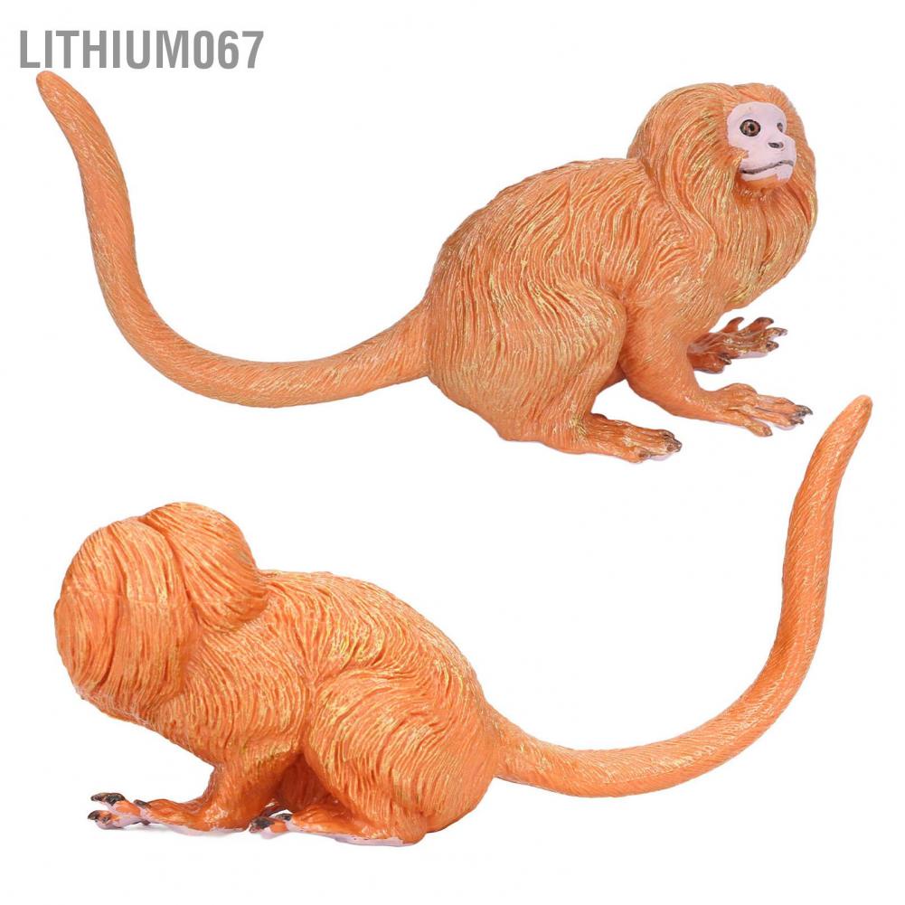 Lithium067 Lithium067 Monkey Figurine Toy Sống động như thật Đồ chơi bằng nhựa miễn phí Độc hại cho Trẻ em Quà tặng Mô hình Động vật Trang trí Bộ sưu tập Văn phòng tại nhà