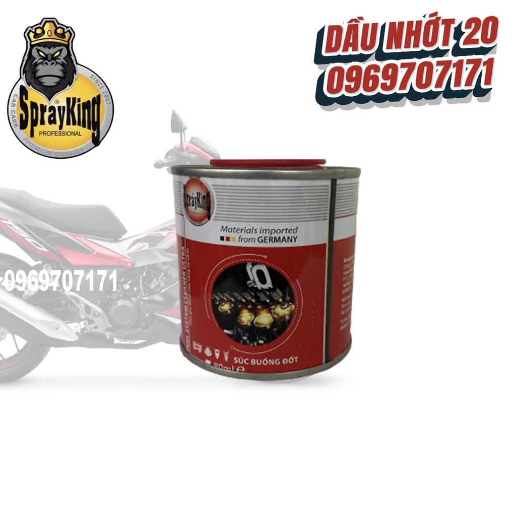 Vệ Sinh Động Cơ Kim Phun Buồng Đốt SPRAYKING 100ML