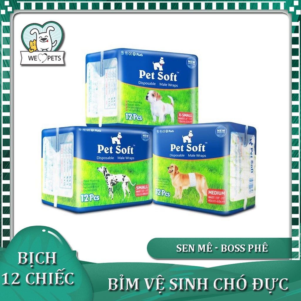 Bỉm chó đực Pet Soft - Lida Pet Shop