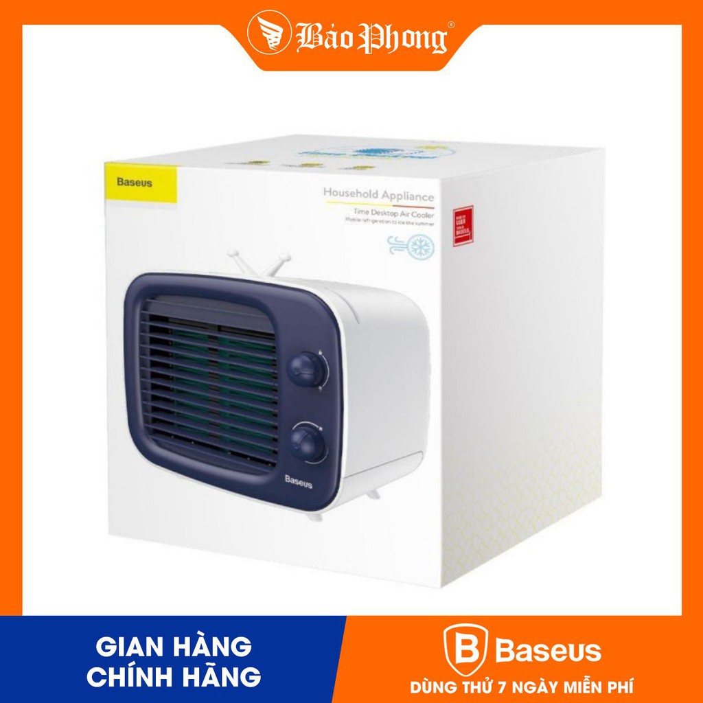 Quạt để bàn Baseus Time desktop evaporative cooler White+Blue CXTM-23