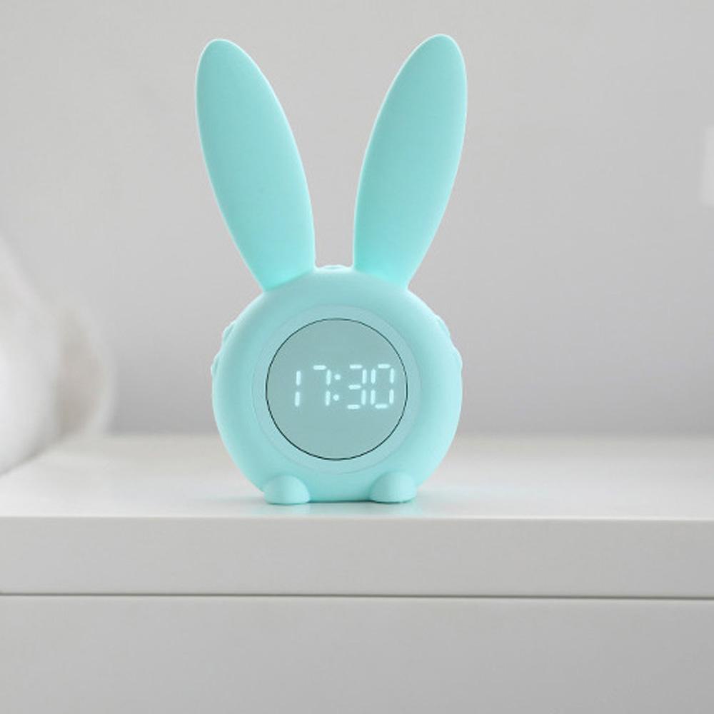 Lloyd Đồng Hồ Báo Thức Kỹ Thuật Số Hình Thỏ Sáng Tạo Có Thể Điều Chỉnh Độ Sáng Để Bàn Trang Trí Phòng Ngủ