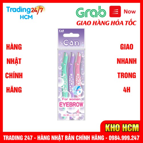 [Hỏa tốc HCM] Set 3 dao cạo cho nữ KAI - Nội địa Nhật Bản