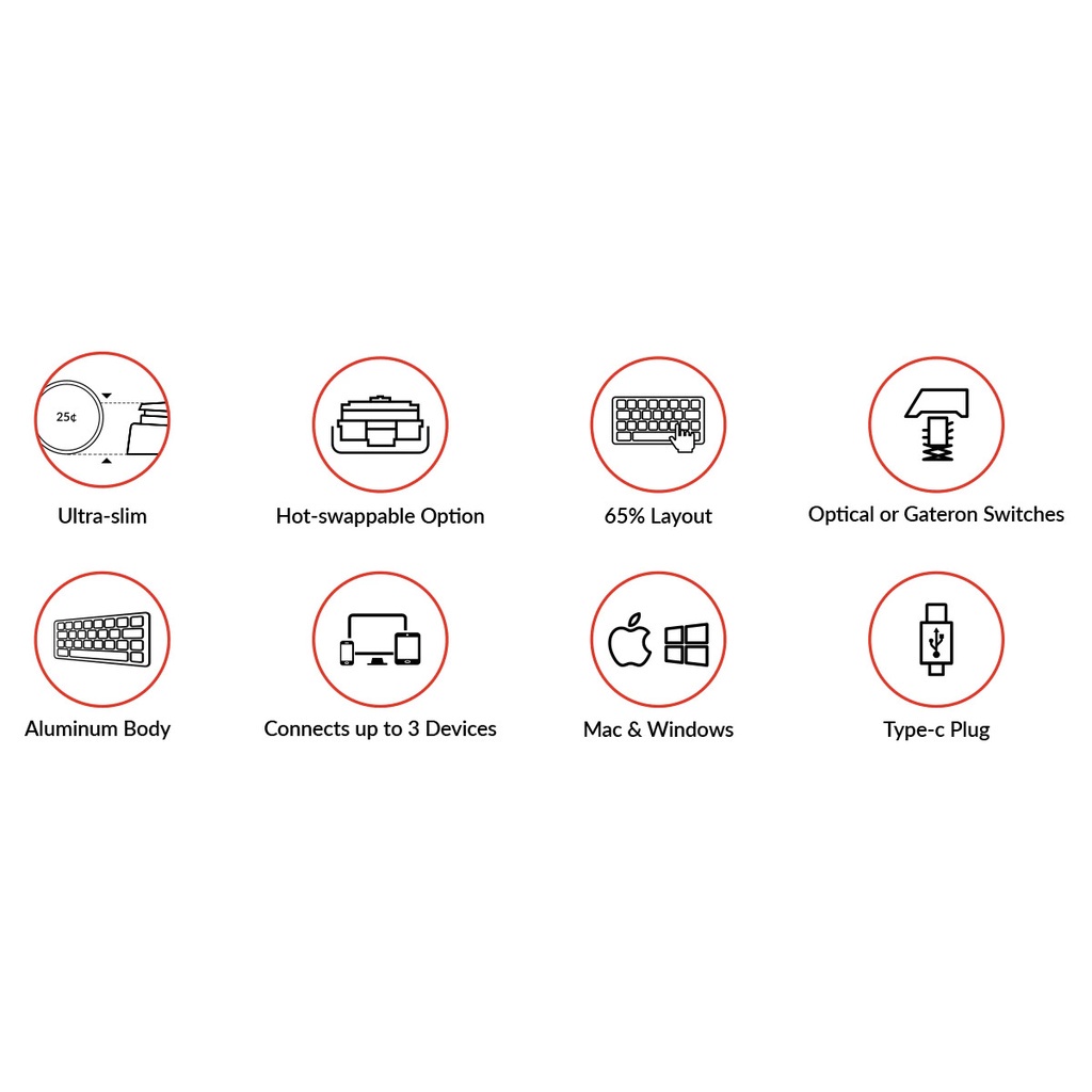 Bàn phím cơ không dây Keychron K7