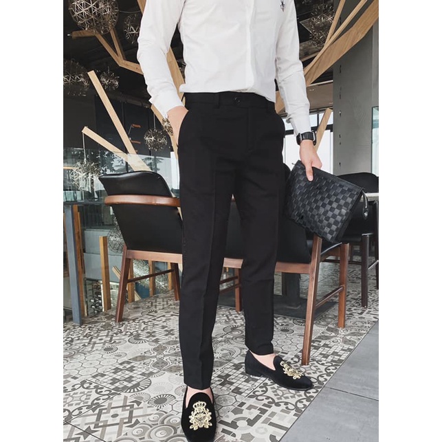 Quần Baggy Nam Cạp Cao Ống Suôn Dáng Đứng Chất Đẹp Ít Bám Bụi Không Xù Lông Không Bai Gião Hàng Loại 1