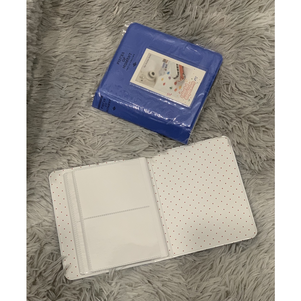 64 Túi Đựng Album Ảnh Polaroid Hộp Đựng Ảnh Tức Thì Mini Cho Phim Mini Fujifilm Instax 8 Hàn Quốc, Album Instax//T4