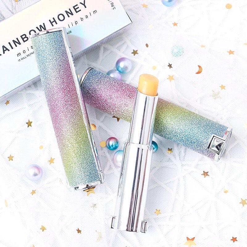 SON DƯỠNG ĐỔI MÀU THEO SẮC TỐ MÔI RAINBOW HONEY LIPBAM HÀN QUỐC