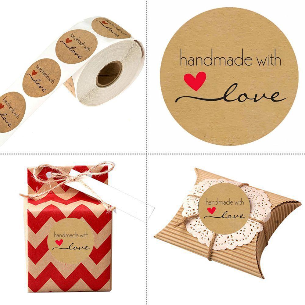 ESPO Cuộn 500 / 1000 / 1500 Miếng Dán Trang Trí Hộp Bánh Xinh Xắn