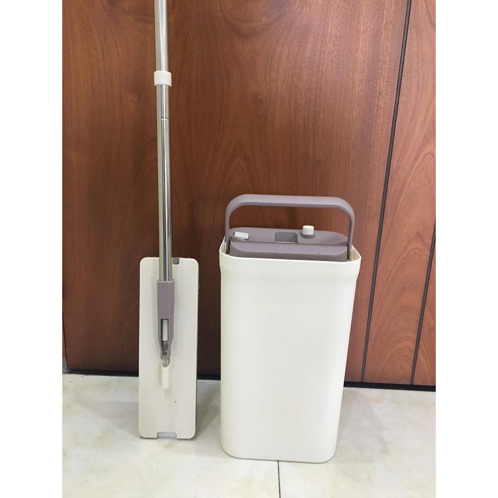 Bộ cây lau nhà tự vắt thông minh, chổi lau nhà tự vắt cao cấp - 2 miếng lau - MOP Z9