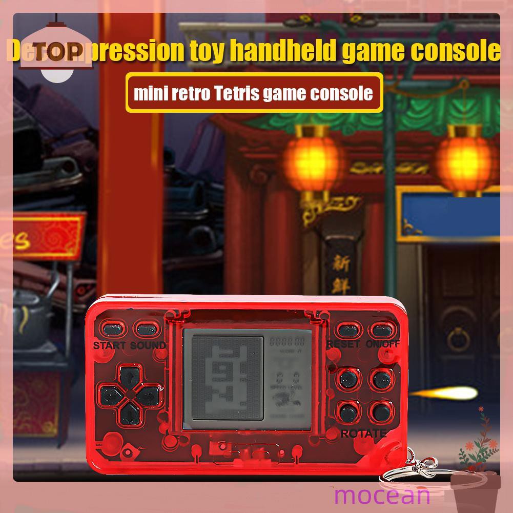 Máy game mini cầm tay tích hợp móc khóa kiểu dáng cổ điển
