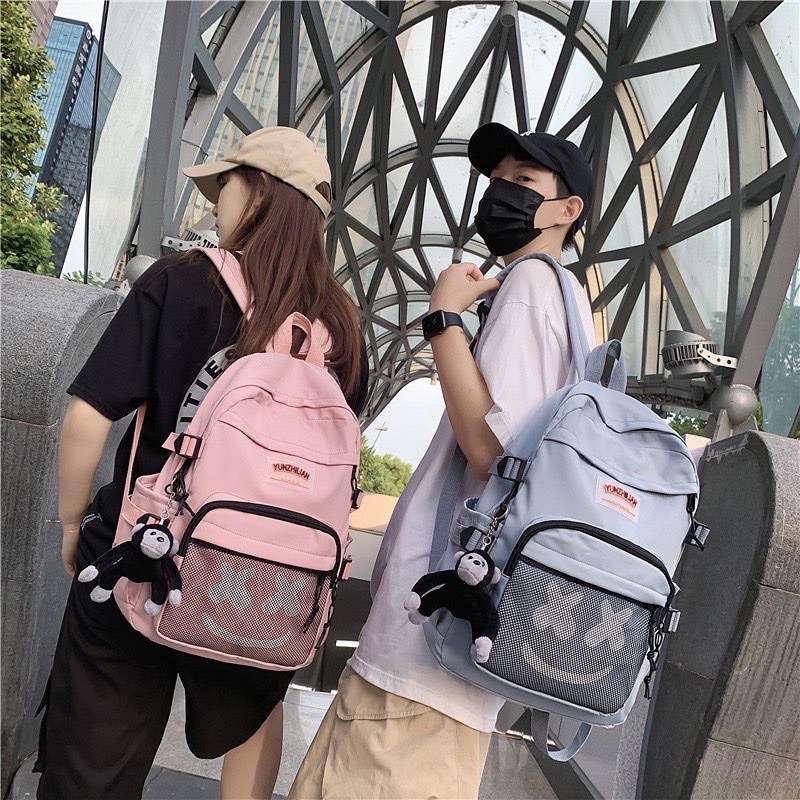 Balo ulzzang Đi Học Đi Chơi Nam Nữ Thời Trang Hàn Quốc Nhiều Ngăn vừa Laptop XX