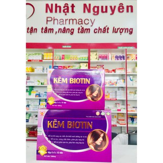 Kẽm biotin bổ sung các chất nuôi dưỡng tóc, kích thích và hạn chế gãy rọng tóc, hỗ trợ giảm sạm da