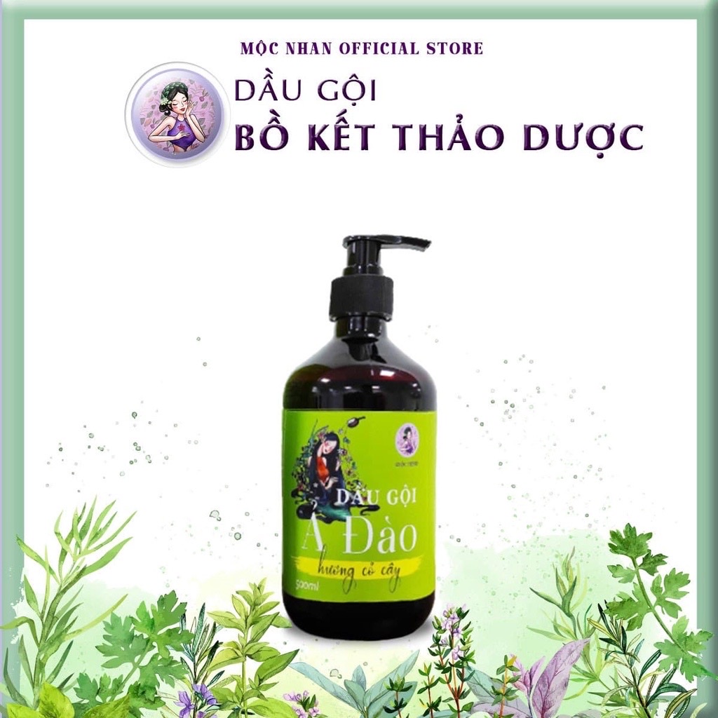 Dầu Gội, Dầu Xả Ả ĐÀO Hương Cỏ Cây Mộc Nhan chăm sóc tóc vượt trội