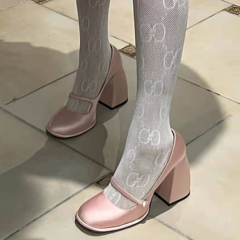 Giày Cao Gót Chất Liệu Satin Size 3.94 Inch Thời Trang Cho Nữ Size 35-39