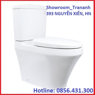 Bồn cầu toto cs948d kết hợp nắp đóng êm, bàn cầu toto 2 khối két dời.