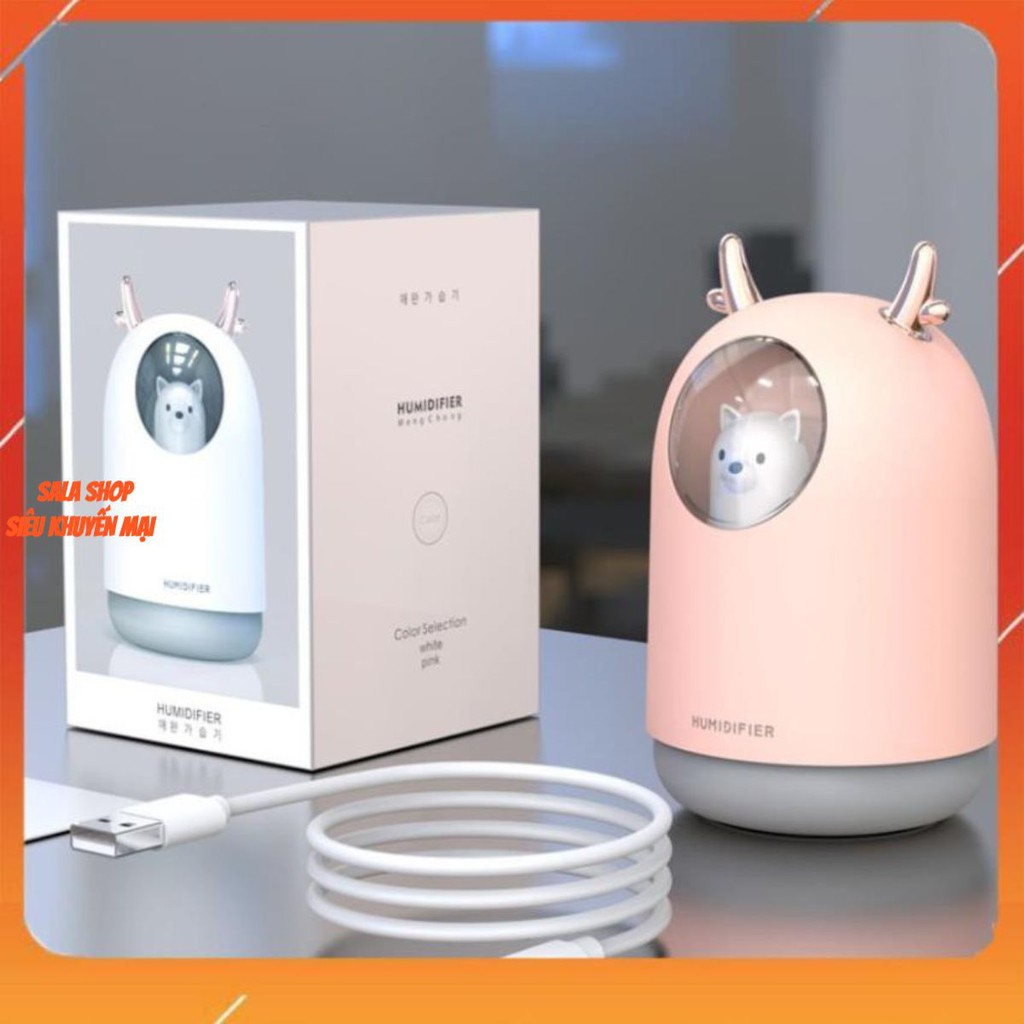 Máy phun sương mini Humidifier M106, dung tích 300ml, nhỏ gọn và đáng yêu