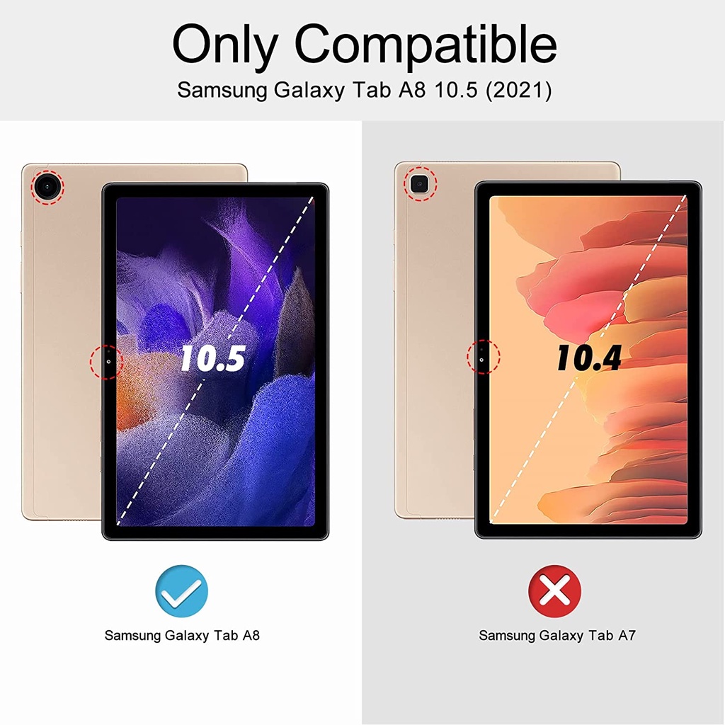 Bao Da Máy Tính Bảng Có Bàn Phím Tự Động Tắt / Mở Và Giá Đỡ Bút Cho Samsung Galaxy Tab A8 10.5 inch 2022 Tab A7 10.4