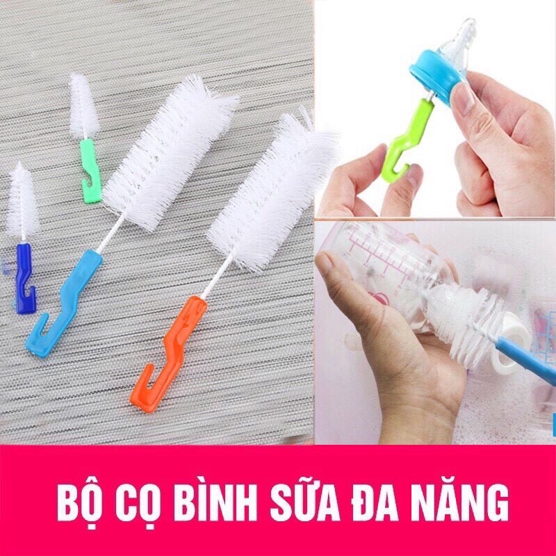 Bộ Cọ, Vệ Sinh Bình Sữa 2 Chi Tiết Tiện Lợi