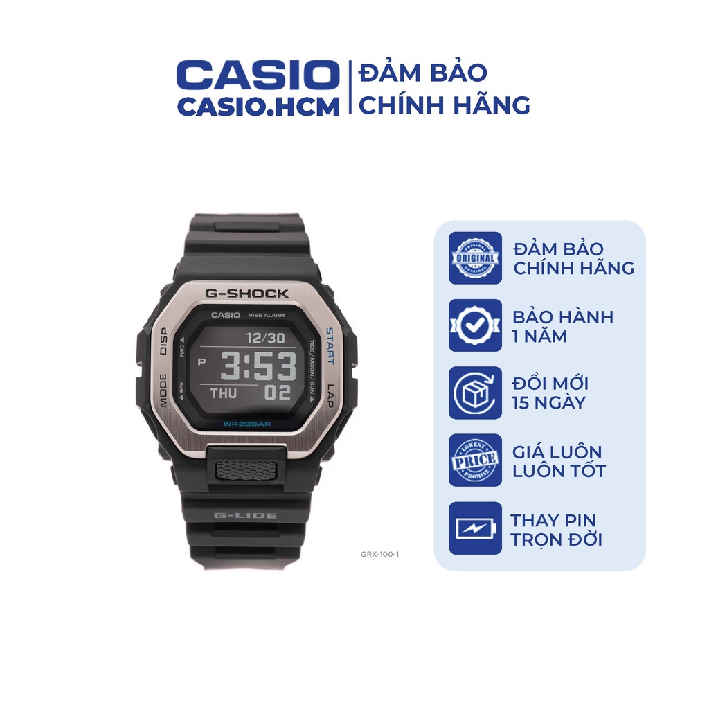 Đồng hồ nam Casio chính hãng G-Shock GBX-100-1DR