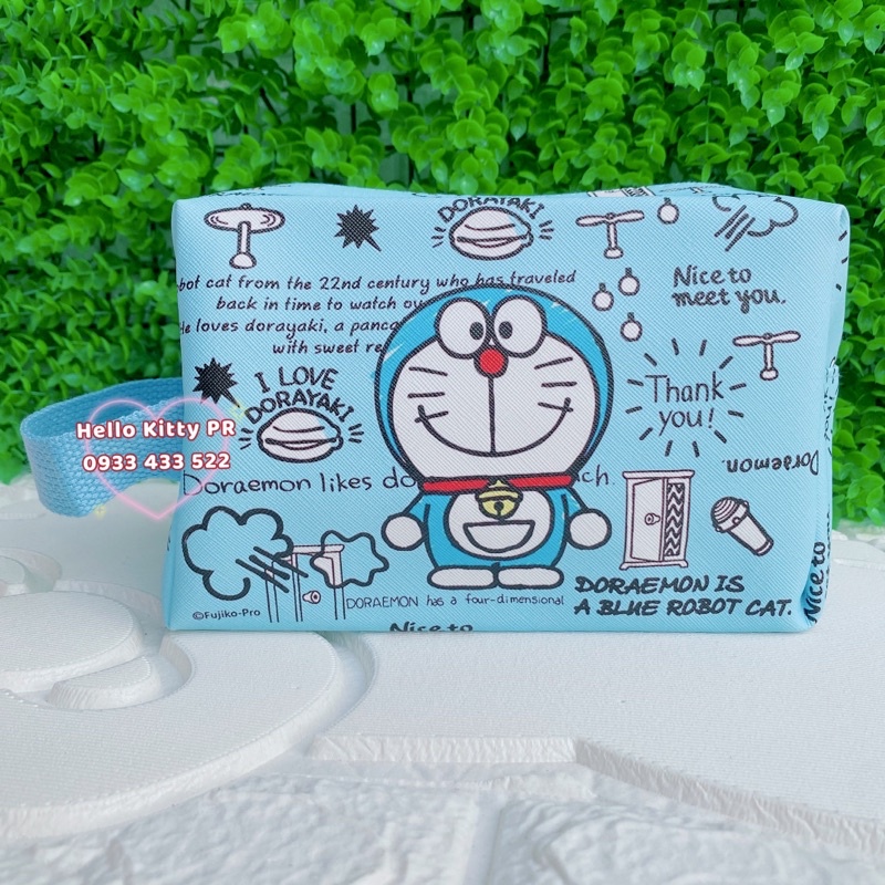 Túi đựng mỹ phẩm Hello Kitty Doremon Doraemon