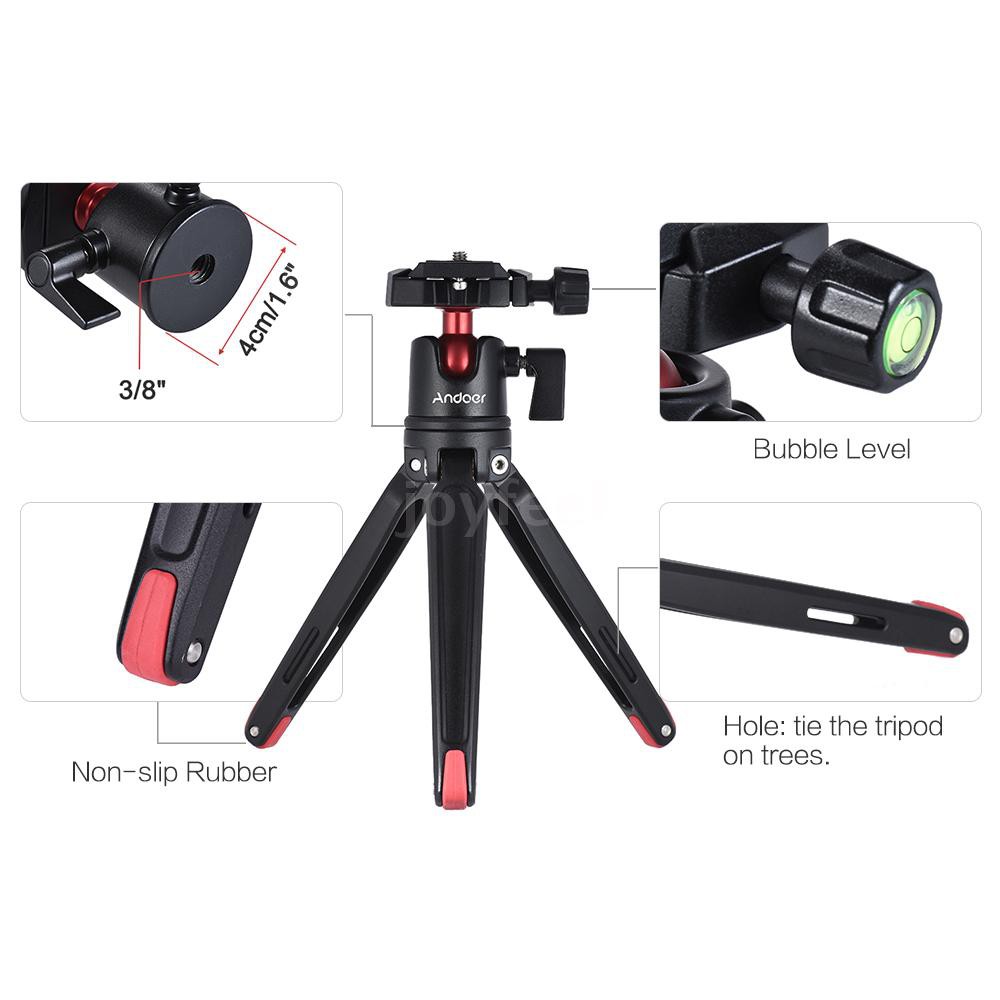 Chân Máy Ảnh Tripod Andoer Với Đầu Bi Dùng Khi Du Lịch