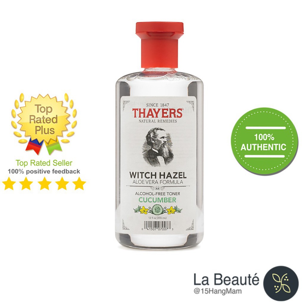 [Chính Hãng] Toner Không Cồn Từ Dưa Leo - Thayers Alcohol-Free Cucumber Toner Witch Hazel [Nhiều Loại Dung Tích] (89ml-3