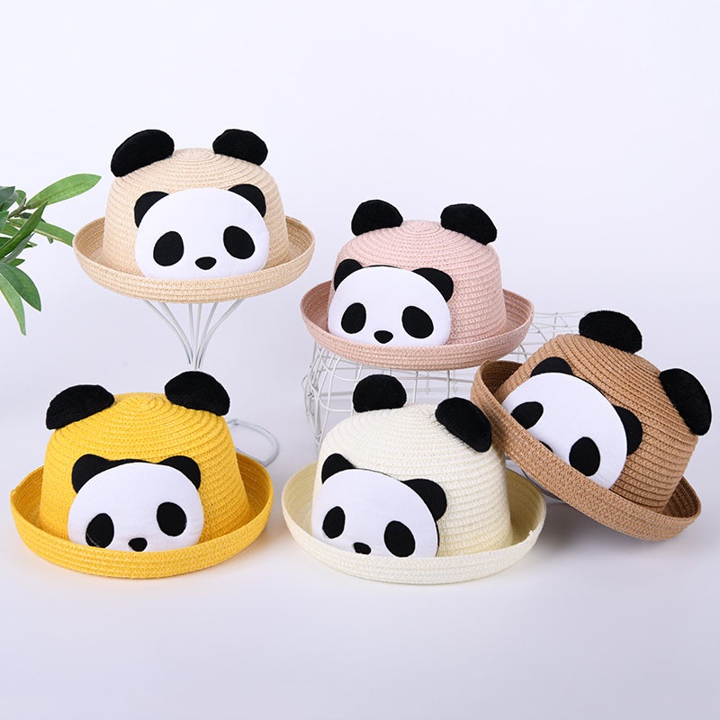 Nón cối hình gấu trúc dễ thương cho bé