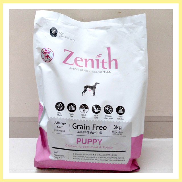 Thức Ăn Hạt Mềm Cho Chó Con ZENITH Gói Nhỏ 300g, 500g - Bao Bì Mới [IUpetshop]