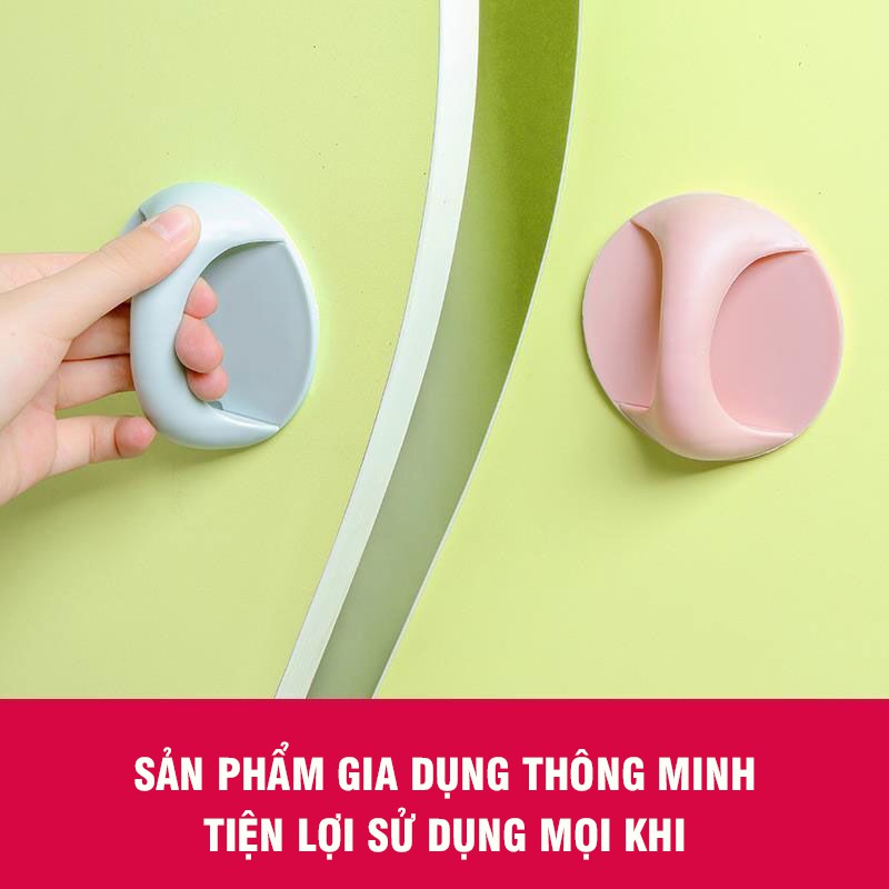 Chốt Tay Cầm Dán Mở Tủ Bằng Nhựa Nhiều Màu Sắc Giao Màu Ngẫu Nhiên