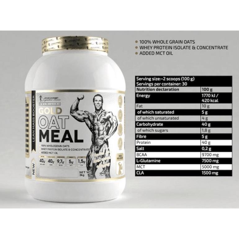 Yến Mạch Ăn Kiêng Giúp Tăng Cơ Giảm Mỡ Kevin Levrone Gold Oatmeal 3Kg